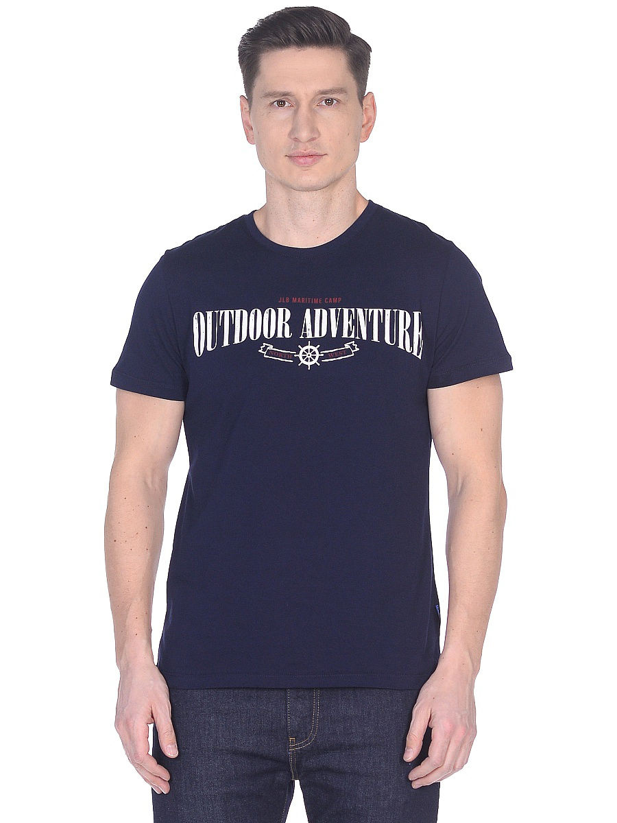 Футболка мужская JLAB R-1-17 navy