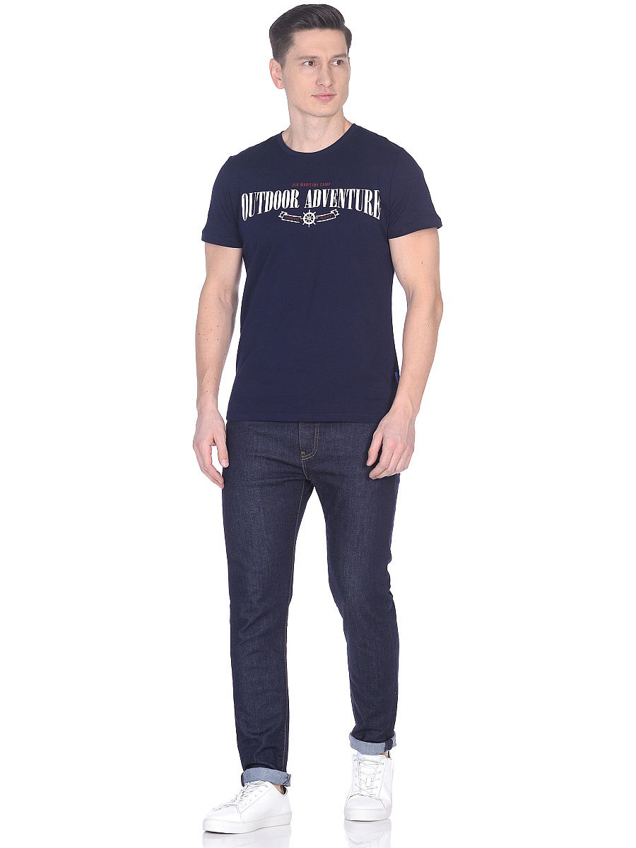 Футболка мужская JLAB R-1-17 navy