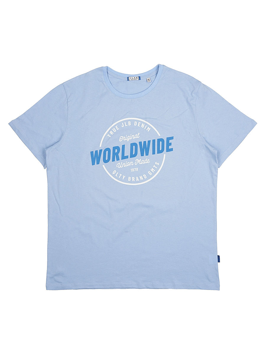 Футболка мужская JLAB R-1-19b l.blue