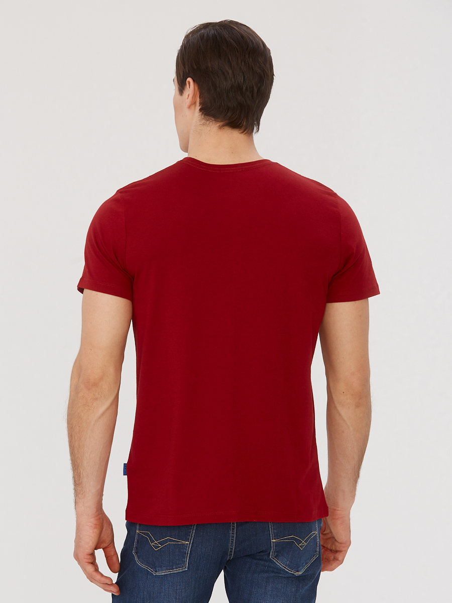 Футболка мужская JLAB R-1-56b bordo