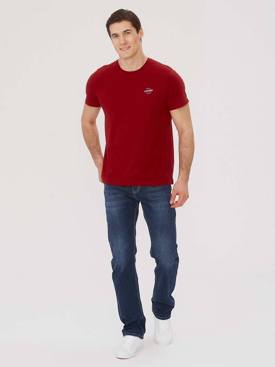 Футболка мужская JLAB R-1-56b bordo