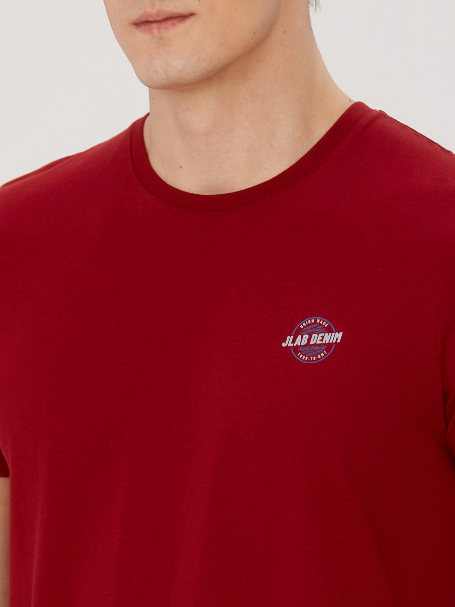 Футболка мужская JLAB R-1-56b bordo