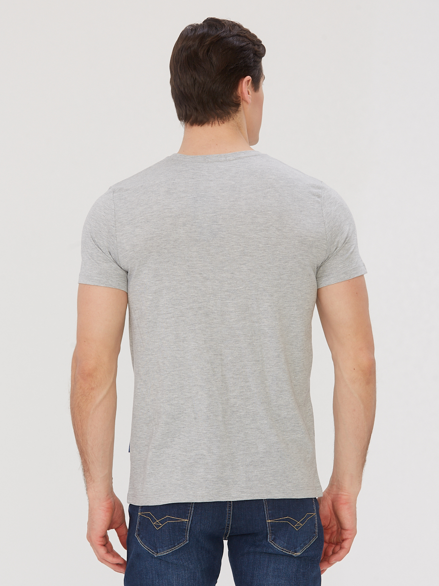 Футболка мужская JLAB R-1-56b grey mel.