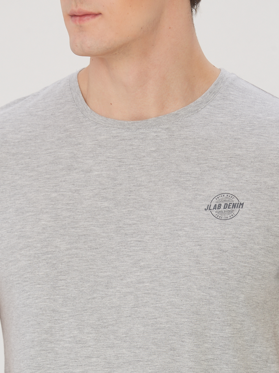 Футболка мужская JLAB R-1-56b grey mel.