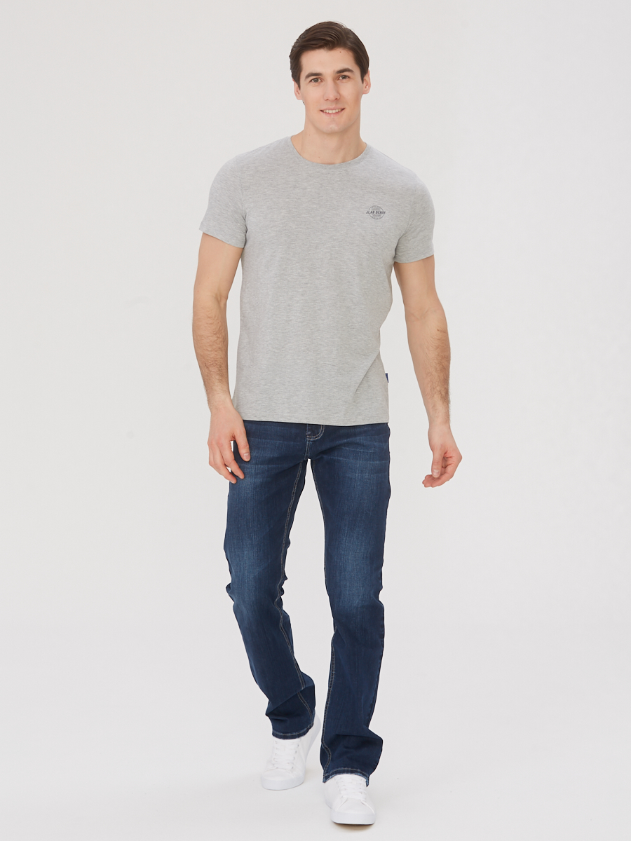 Футболка мужская JLAB R-1-56 grey mel.