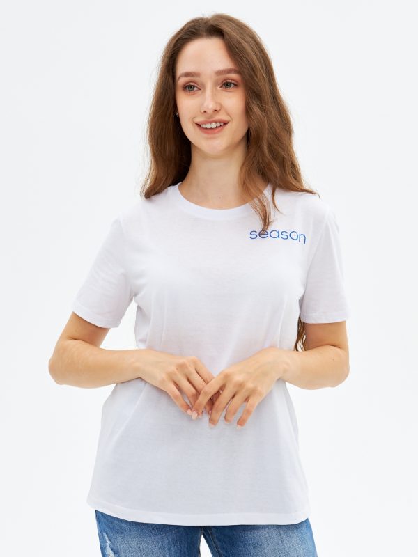 Футболка жен. JLAB RW41-146 white