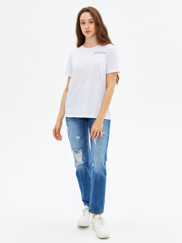 Футболка жен. JLAB RW41-146 white