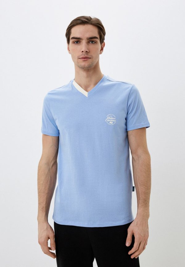 Футболка муж. JLAB R19-cerulean-23