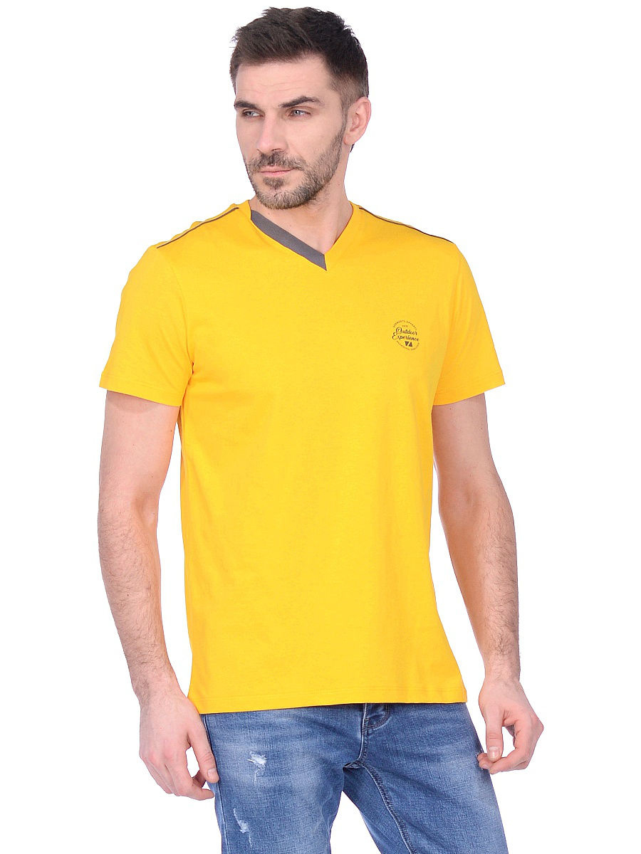 Футболка мужская JLAB R-19-23 yellow