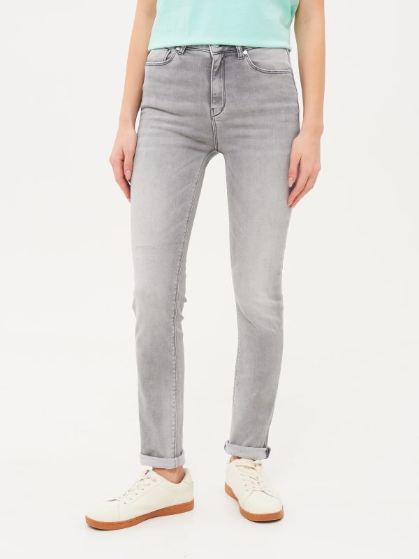 Джинсы жен. HIDDENBRAND WJ-03-3 light grey