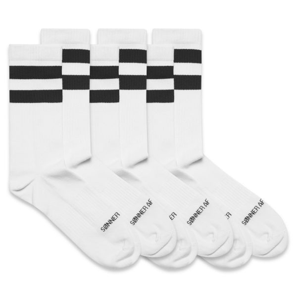 Носки Pack 3 Stripe Black White