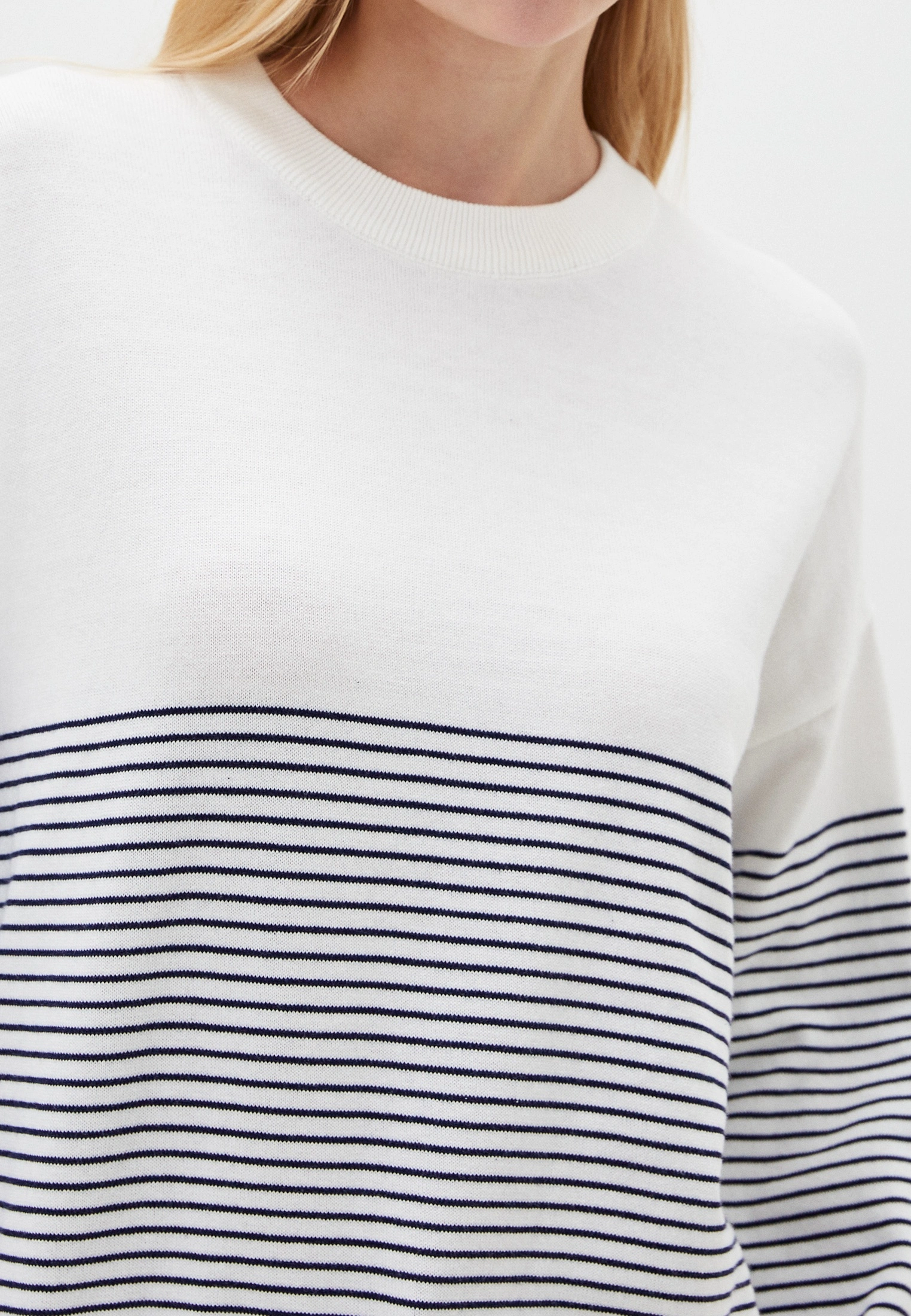 Джемпер жен. JLAB 24-02 off-white - blue