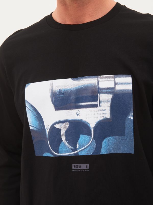 Футболка муж. дл. рук. HIDDENBRAND MTL-1R-pistol S1