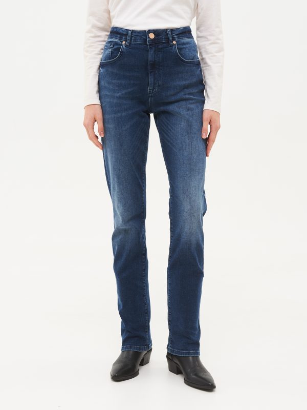 Джинсы жен. HIDDENBRAND WJ-01-1 dark blue
