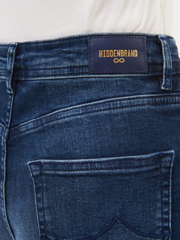 Джинсы жен. HIDDENBRAND WJ-01-1 dark blue