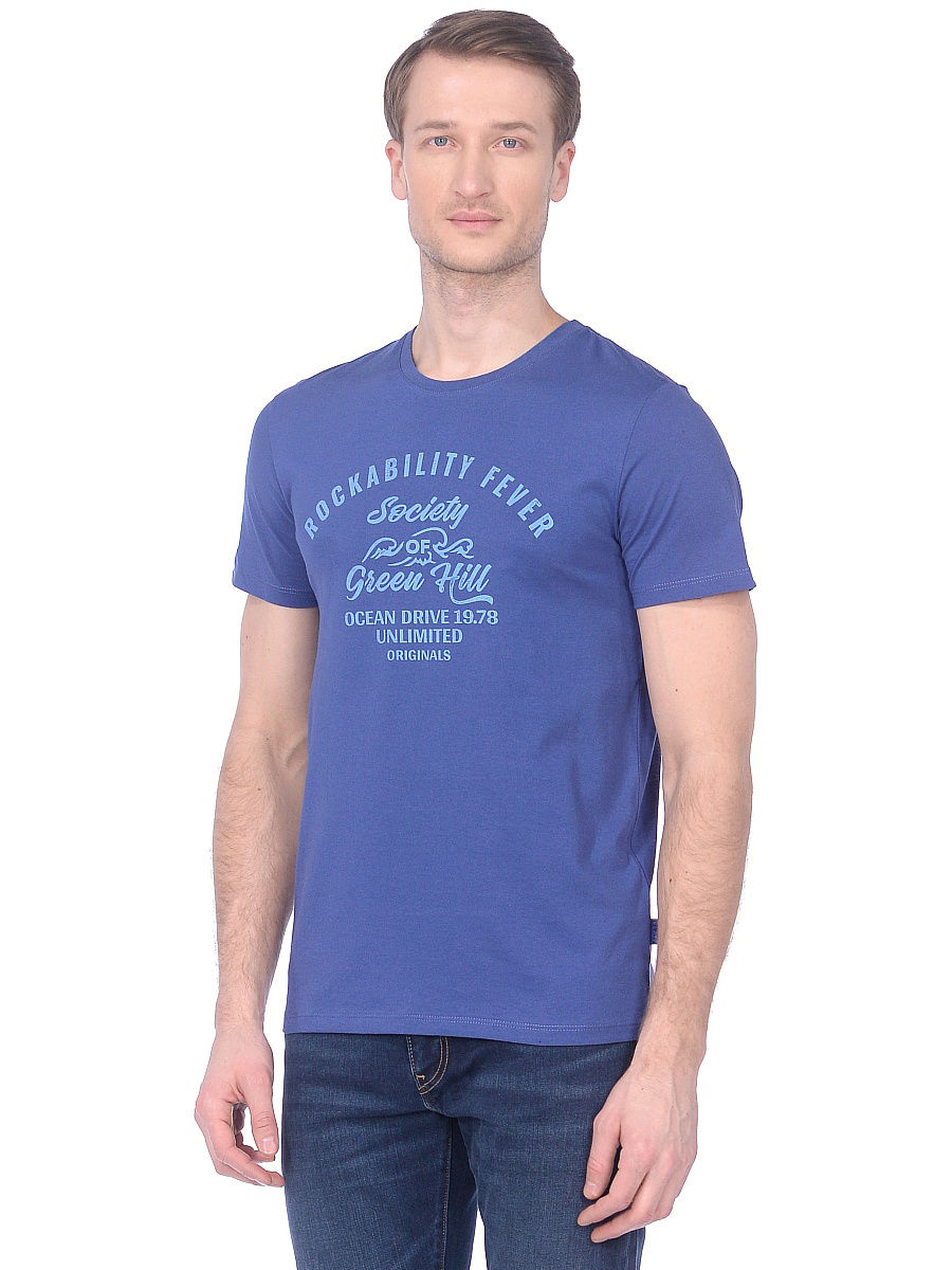 Футболка мужская JLAB R-1-9b indigo