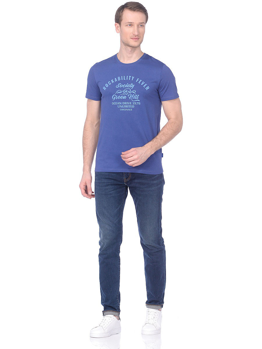 Футболка мужская JLAB R-1-9b indigo