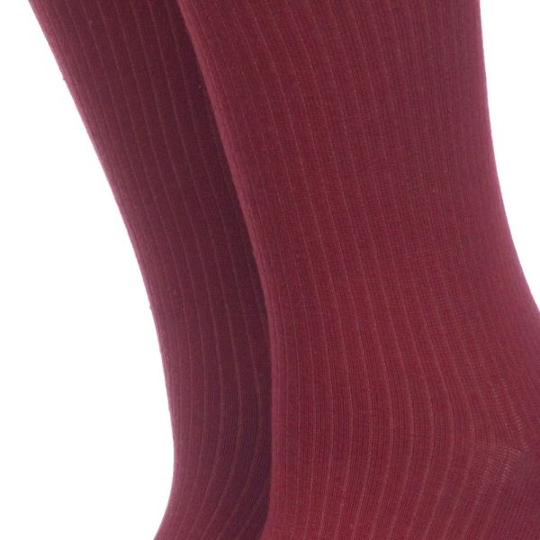 Носки Urban Ribbed коричнево-бордовый Т2601, 36-40