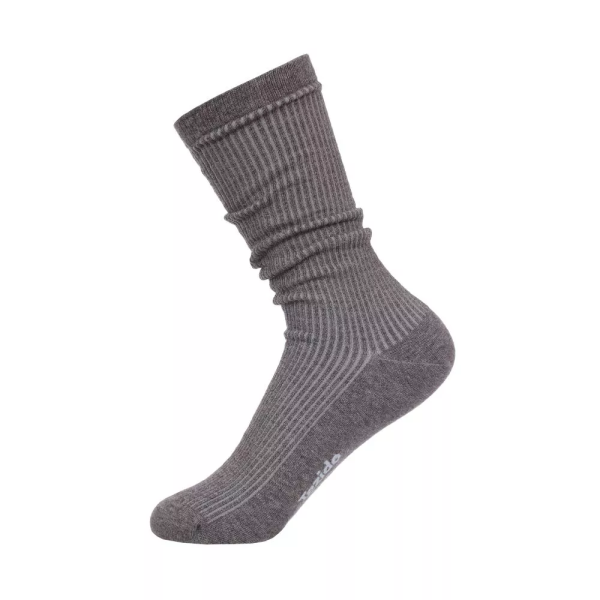 Носки Tezido Lady's Т2524 рубчик серый меланж 36-40