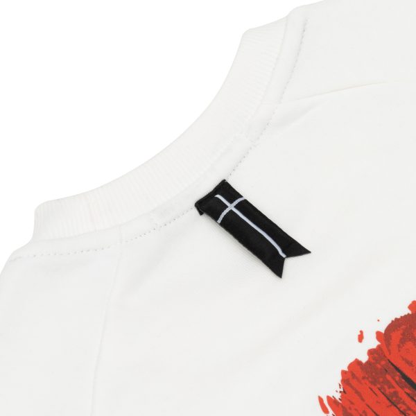 Толстовка Cross Brush Red White