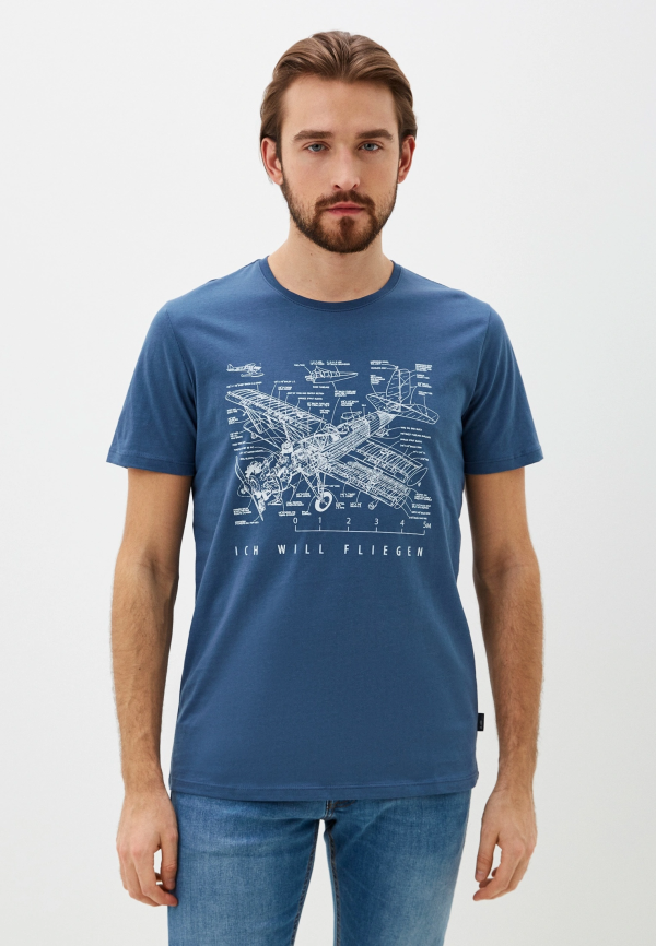 Футболка муж. JLAB R1-A98 dark denim