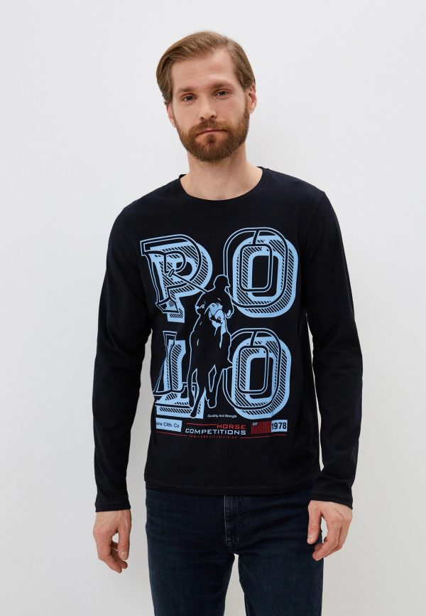 Футболка муж. дл. рук. JLAB RL1-472 navy