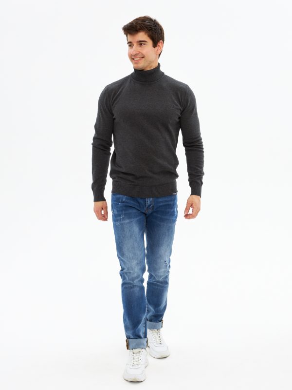 Джемпер муж. JLAB TC2280 d.grey melange