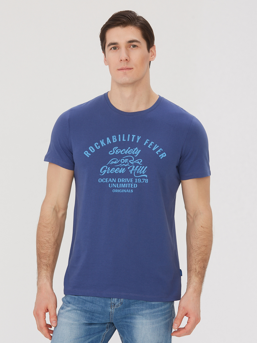 Футболка мужская JLAB R-1-9 indigo