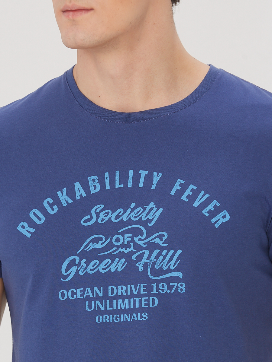 Футболка мужская JLAB R-1-9 indigo