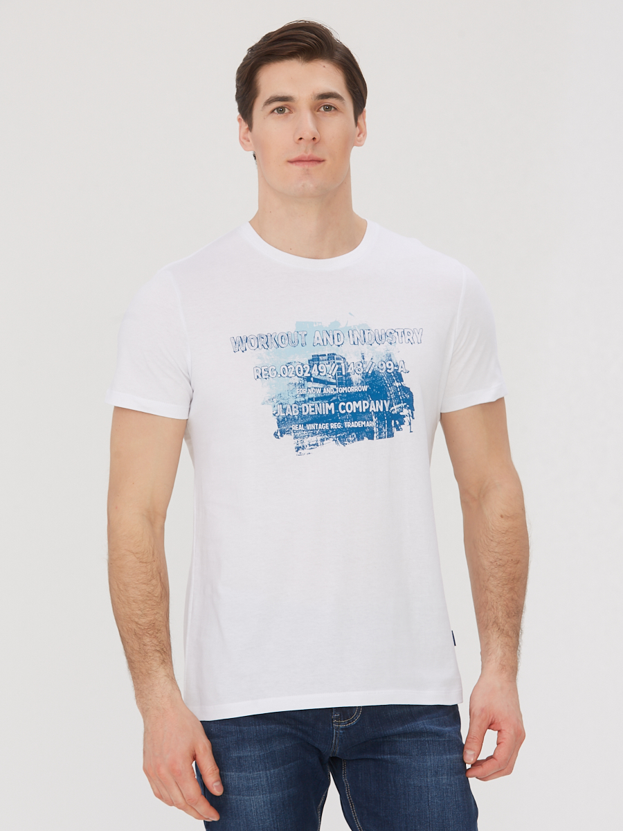Футболка мужская JLAB R-1-46 white
