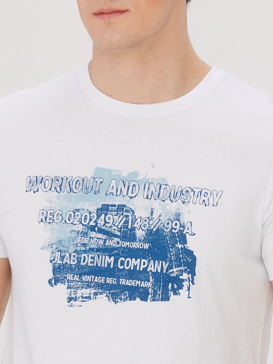 Футболка мужская JLAB R-1-46 white