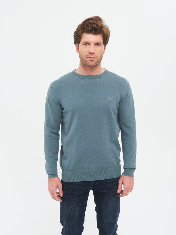 Джемпер муж. JLAB TC2200 moss green