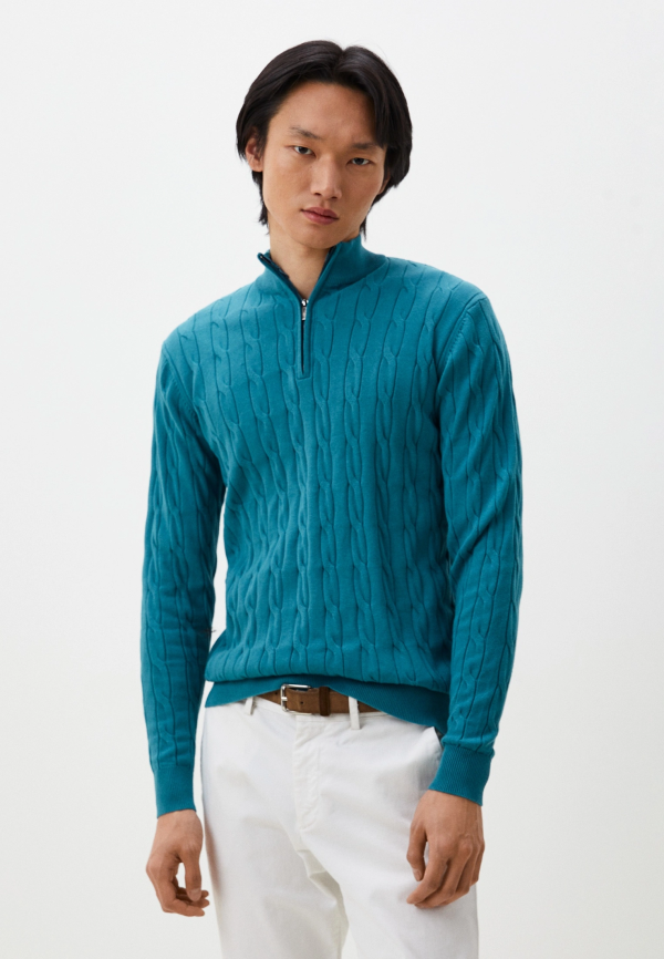Джемпер муж. JLAB FS4511 blue-green
