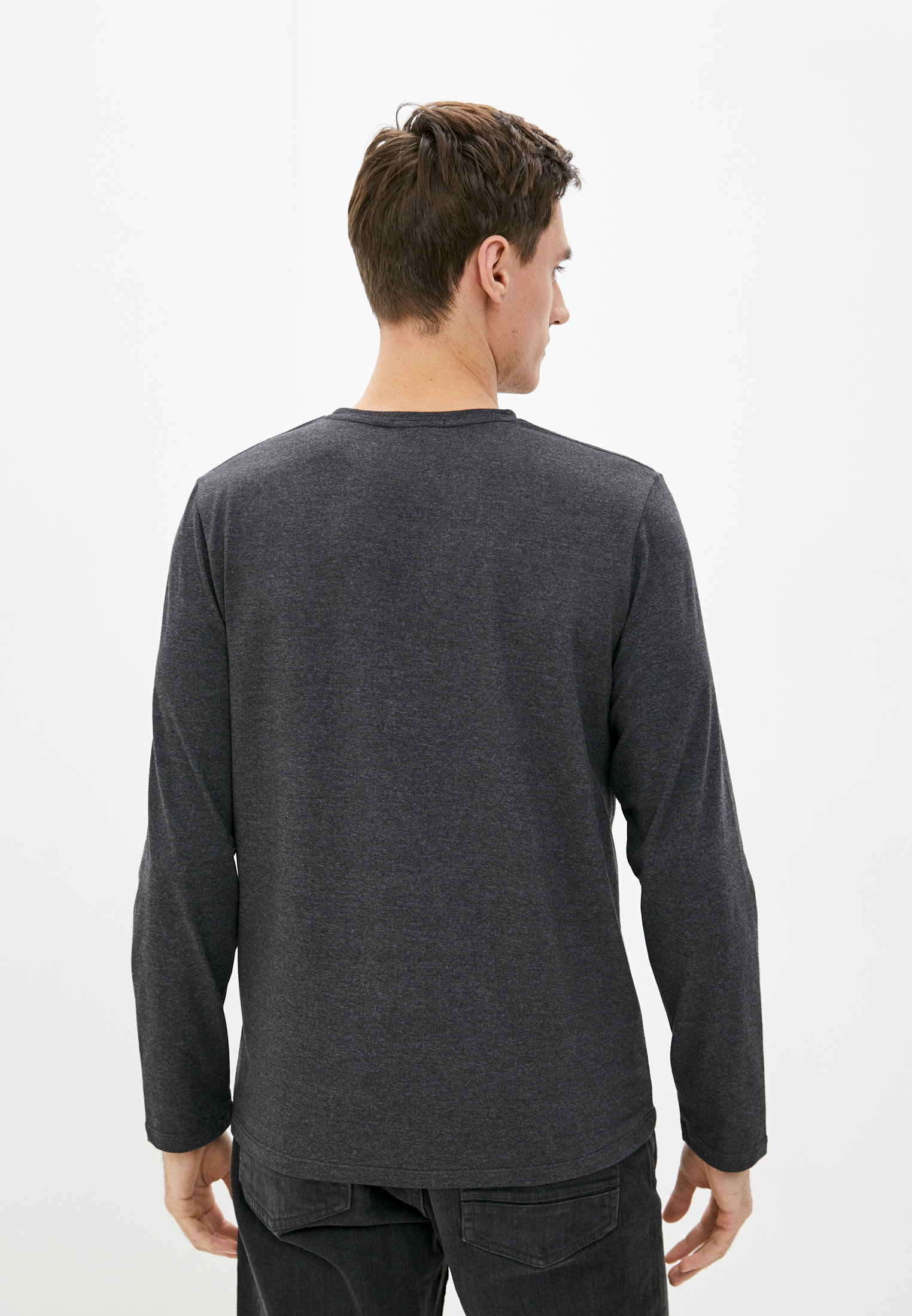 Футболка муж. дл. рук. JLAB RL-1-A98 d.grey melange