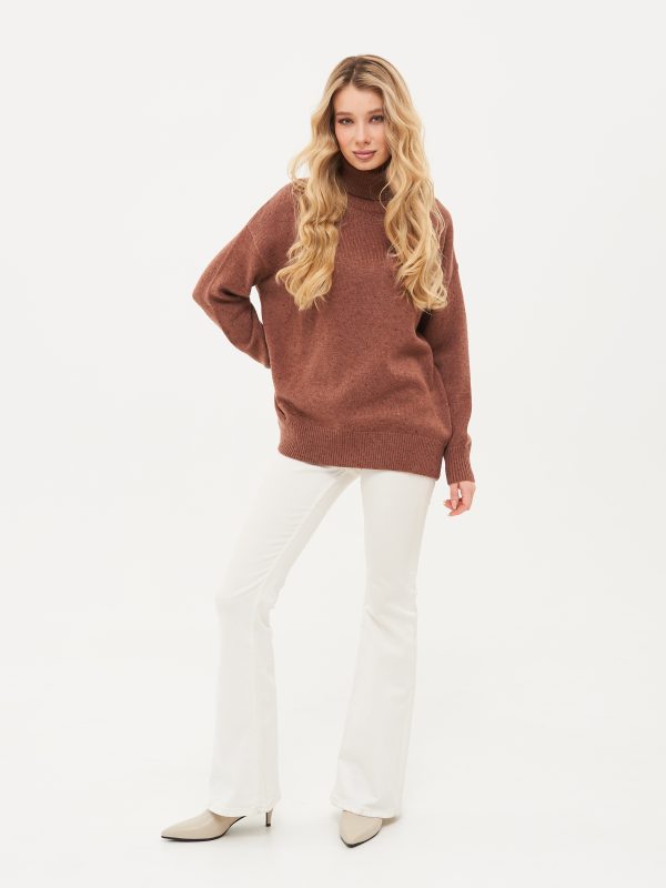 Джемпер жен. HIDDENBRAND WK-2 brown-orange melange