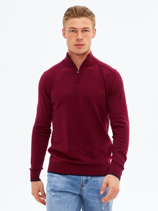 Джемпер муж. JLAB TC2282 bordo