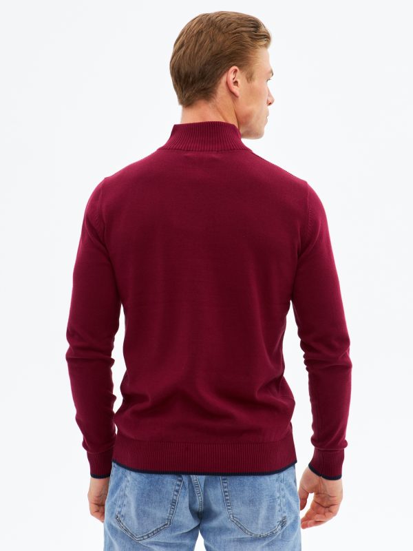 Джемпер муж. JLAB TC2282 bordo