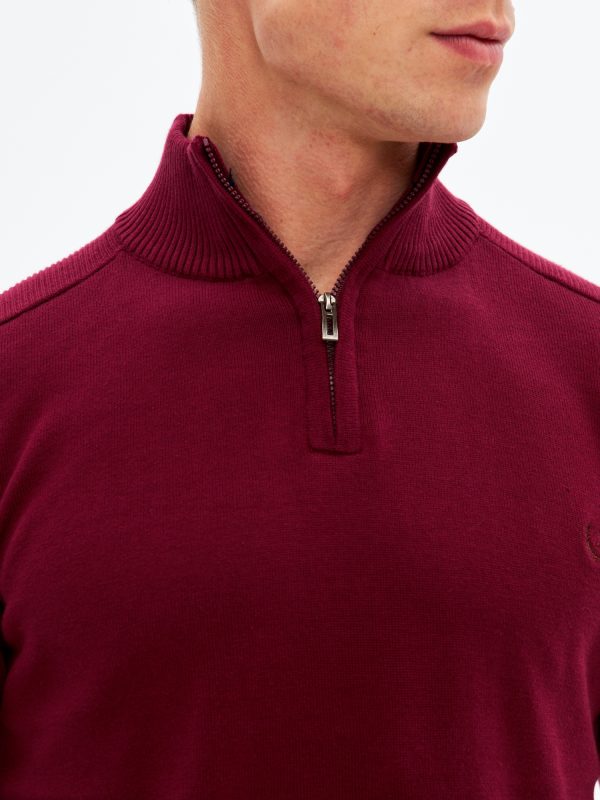 Джемпер муж. JLAB TC2282 bordo