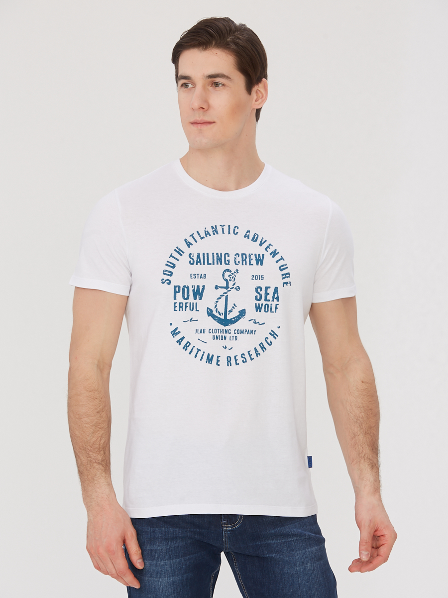 Футболка мужская JLAB R-1-27 white