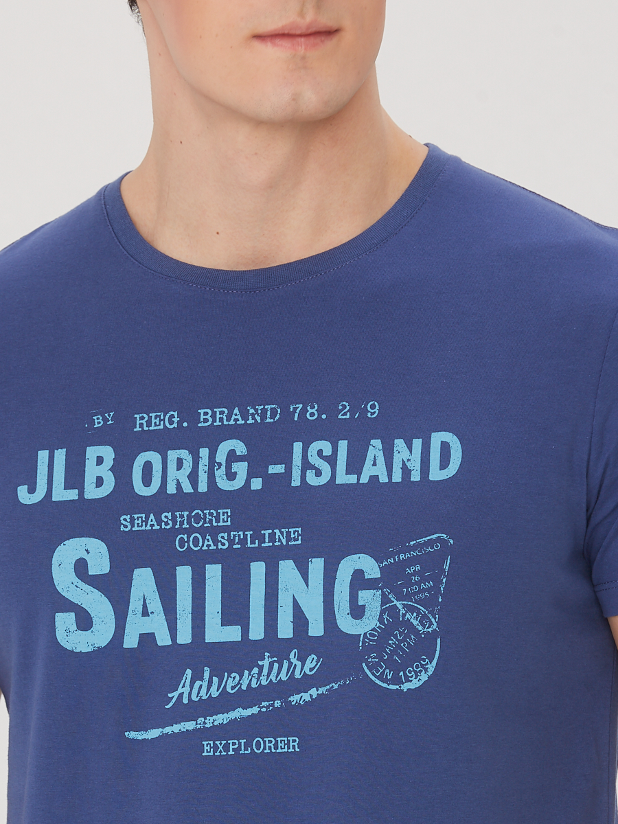 Футболка мужская JLAB R-1-48 indigo