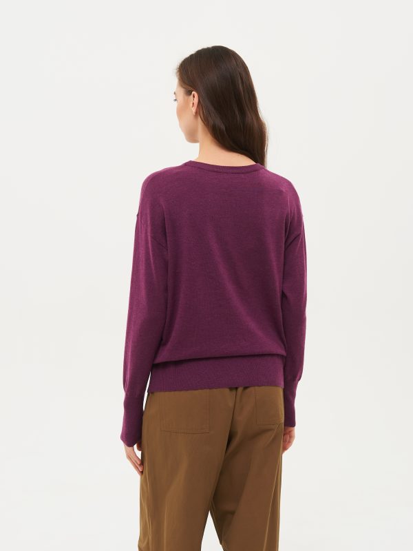 Джемпер жен. HIDDENBRAND WK-3 grape melange