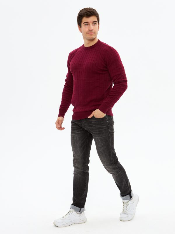 Джемпер муж. JLAB TC2284 bordo