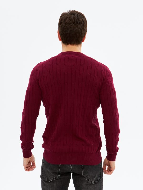Джемпер муж. JLAB TC2284 bordo