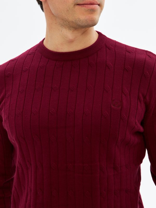 Джемпер муж. JLAB TC2284 bordo