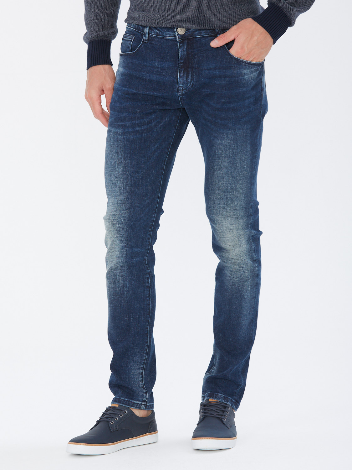 Джинсы мужские JLAB KM07 blue