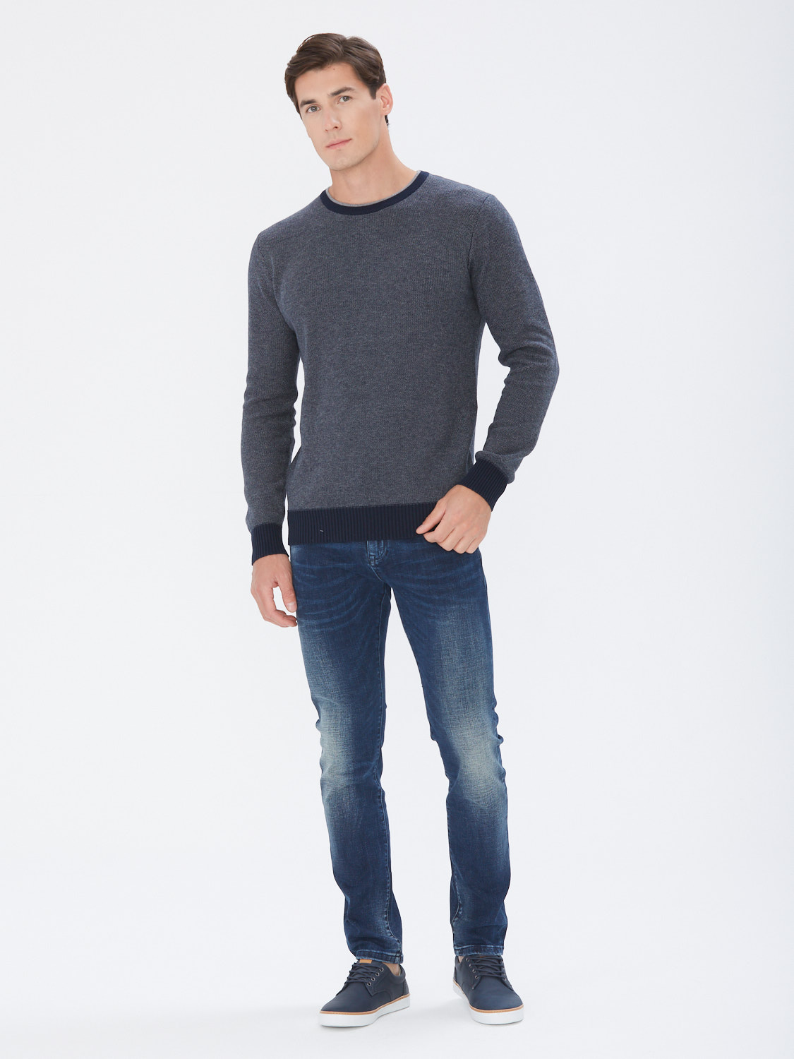 Джинсы мужские JLAB KM07 blue