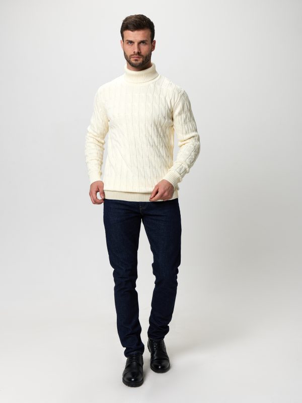Джемпер муж. JLAB TC2288 off-white