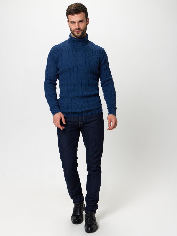 Джемпер муж. JLAB TC2288 navy melange
