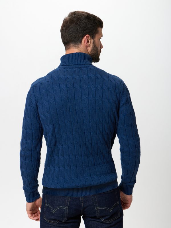 Джемпер муж. JLAB TC2288 navy melange